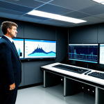**

A control room scene. An engineer, fully clothed in professional attire, monitors a SCADA system display showing real-time data of a water treatment plant. The HMI displays graphs and charts. Safe for work, appropriate content, perfect anatomy, natural proportions, professional, family-friendly.

**