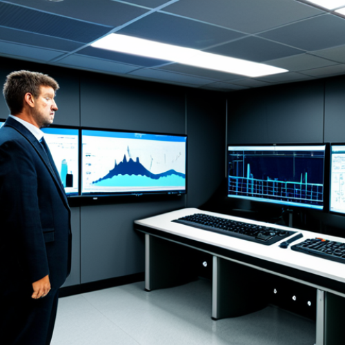 Home 20 **
A control room scene. An engineer, fully clothed in professional attire, monitors a SCADA system display showing real-time data of a water treatment plant. The HMI displays graphs and charts. Safe for work, appropriate content, perfect anatomy, natural proportions, professional, family-friendly.
**