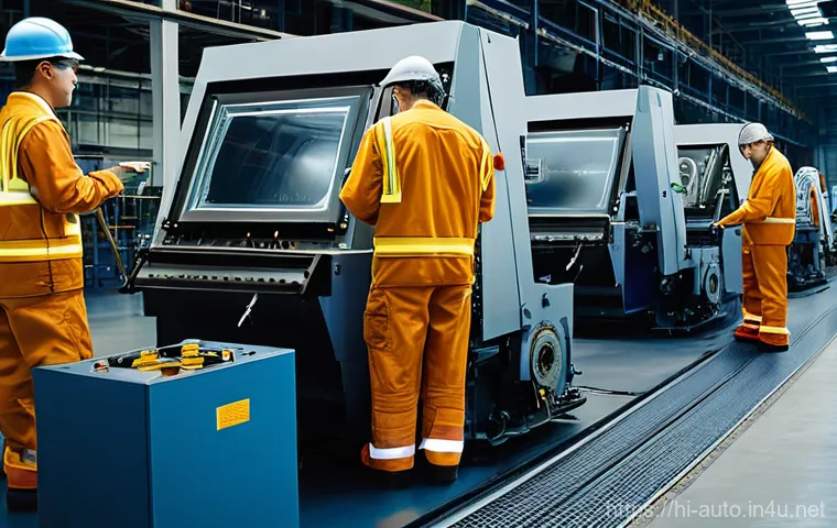 공장자동화 유지보수 비용 절감 - **Prompt 1: The Evolution of Factory Maintenance**
    "A split image depicting two factory scenes s...
