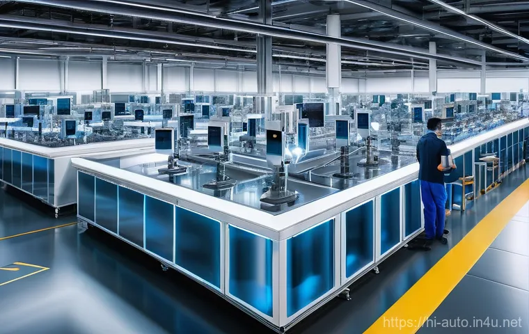 공장자동화 유지보수 비용 절감 - **Prompt 2: AI's Insight into Machine Health**
    "A dynamic image showcasing artificial intelligen...